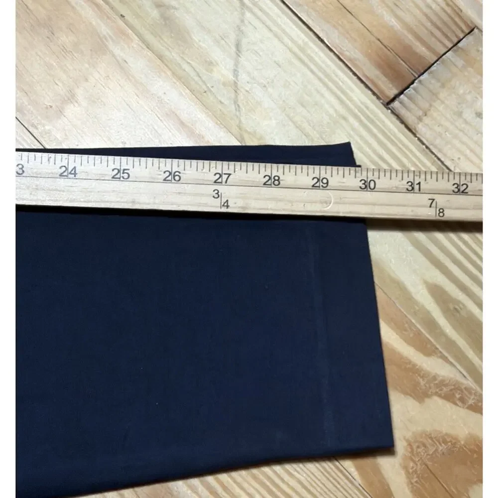 BANANA REPUBLIC Martin Fit Navy Blue Straight Leg Dress Pants Sz 6 Career 30x30